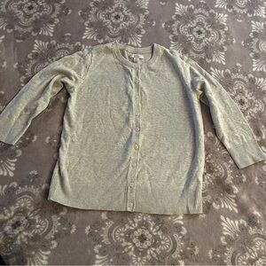 Croft & Barrow Gray Cardigan NWOT
